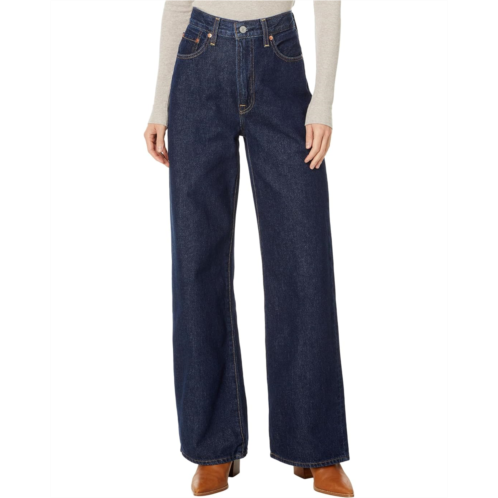 Womens Levis Premium Ribcage Wide Leg Jeans