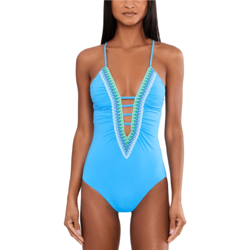 Womens BECCA Fiesta Plunge One-Piece