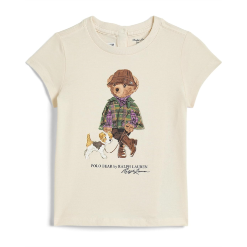 Girls Polo Ralph Lauren Kids Polo Bear Cotton Jersey Tee (Infant)
