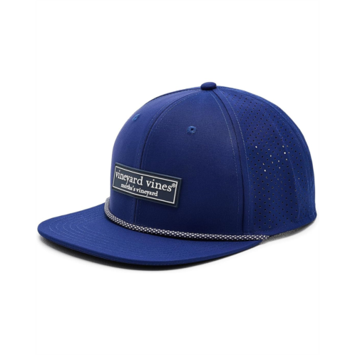 Vineyard Vines Logo Box Perforated Trucker Hat