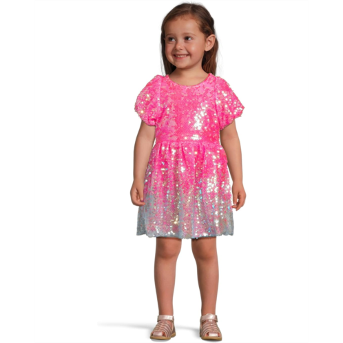 Girls Lola and The Boys Bubble Gum Shimmer Sequin Dress (Toddler/Little Kid)