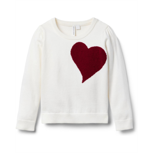 Janie and Jack Heart Pullover Sweater (Toddler/Little Kid/Big Kid)
