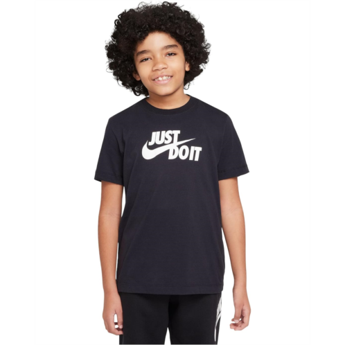 Kids Nike Kids Sportswear Just Do It Hybrid T-Shirt (Little Kid/Big Kid)