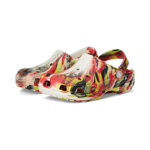 Crocs Kids Classic Marbled Tie-Dye Clogs (Little Kid/Big Kid)