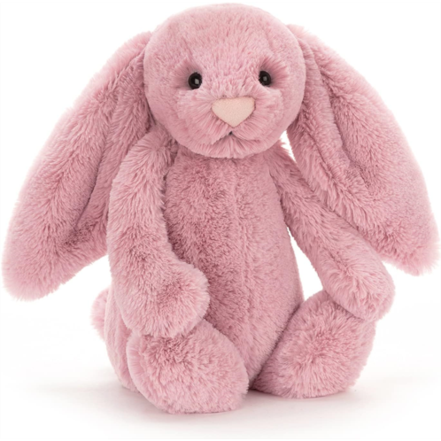 Jellycat Bashful Tulip Pink Bunny Stuffed Animal Medium 12 inches - Rabbit and Bunny Plush Toy - Classic Childreninchs Gift