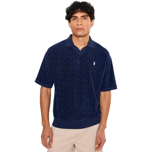 Polo Ralph Lauren Relaxed Fit Cable-knit Terry Polo Shirt
