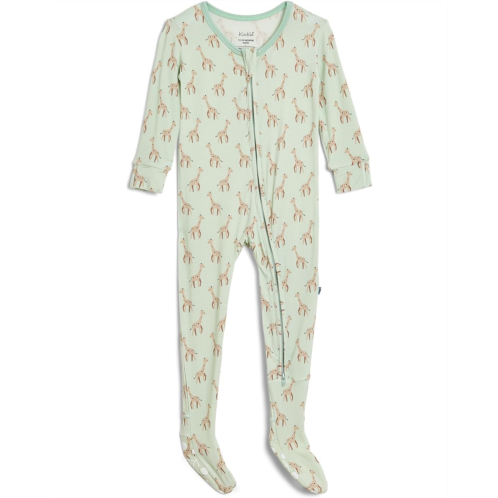 Kickee Pants Kids Print Footie with 2 Way Zipper (Infant)