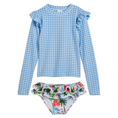 Girls Snapper Rock Kids Ciao Paradiso Ruffle Set (Infant/Toddler/Little Kid)