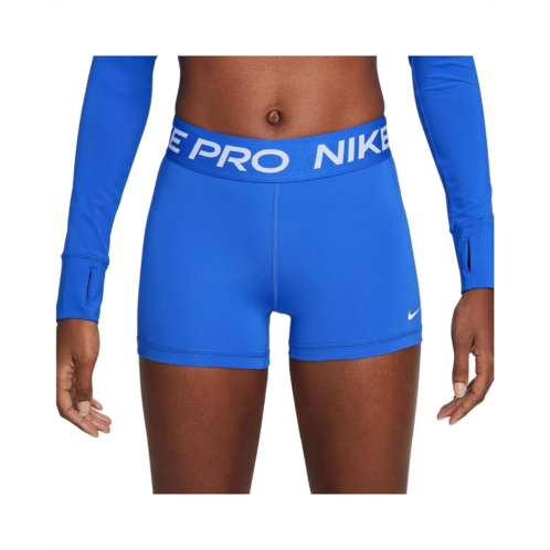Womens Nike Pro Mid-Rise 3 Bike Shorts with No Front Seam