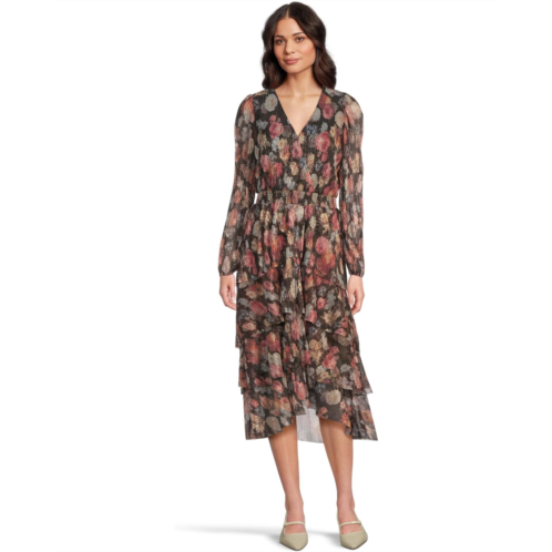 Vince Camuto Ruffle Midi Dress