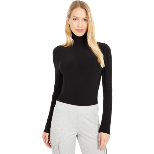 Norma Kamali Long Sleeve Turtle Bodysuit