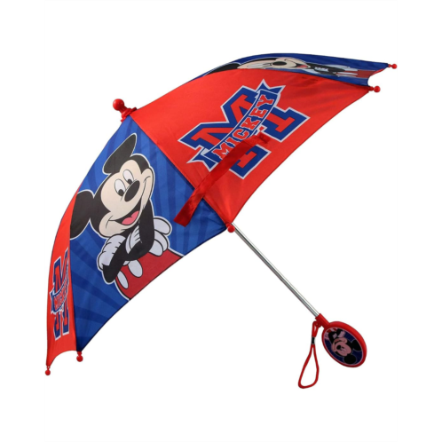 Disney Kids Umbrella Lightning or Mickey Mouse Toddler and Little Boy Rain Wear for Ages 3-6