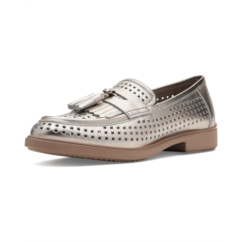 Womens ECCO Dress Classic 15 Perforated Tassel Loafers