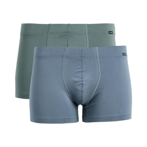 Hanro Cotton Essentials 2 Pack Boxer Brief W/Covered Waistband