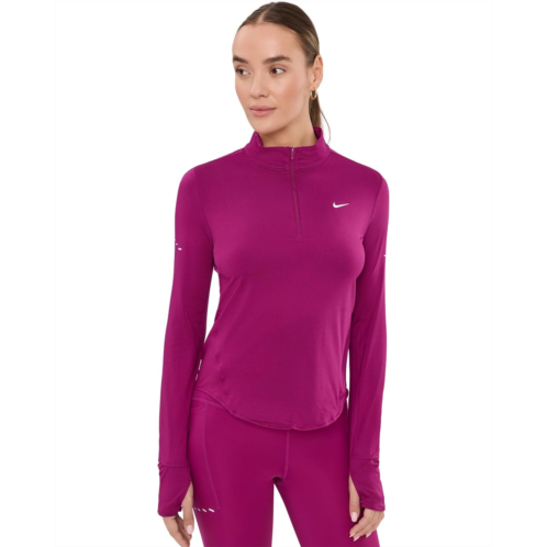 Womens Nike Swift Dri-FIT Ultraviolet 1/4 Zip Running Top