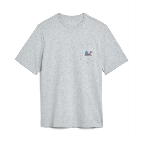 Boys Vineyard Vines Kids Flag Whale Short Sleeve Tee (toddler/Little Kids/Big Kids)