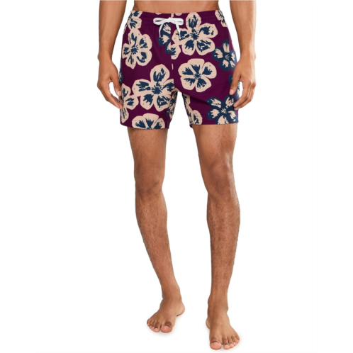 Mens Chubbies Chubbies The Berry Botanica 55 (Classic Lined Swim Trunks)