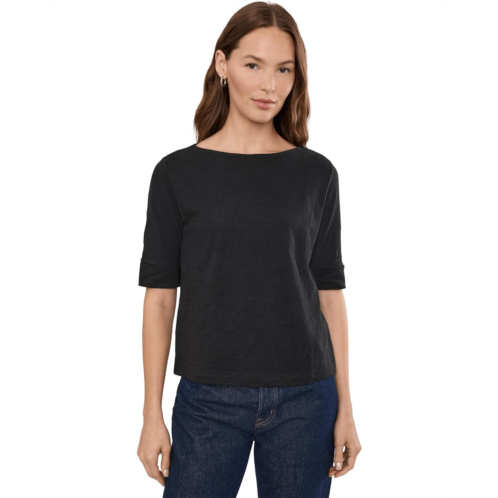Lilla P Cuffed Sleeve Boatneck