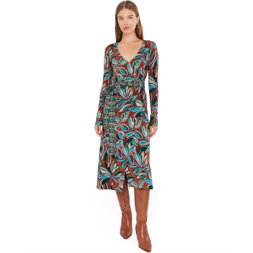 Johnny Was The Janie Favorite Ruched Sleeve Wrap Dress