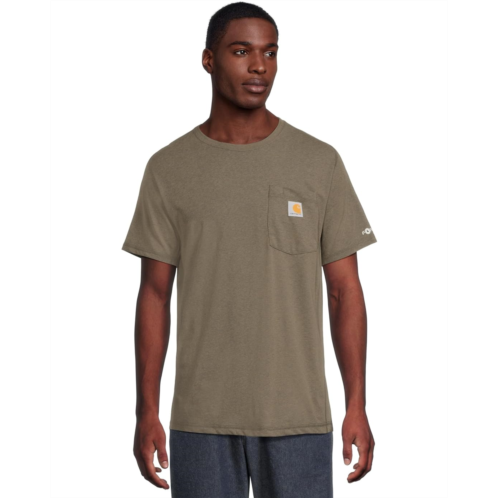 Mens Carhartt Force Relaxed Fit Midweight Short Sleeve Pocket T-Shirt
