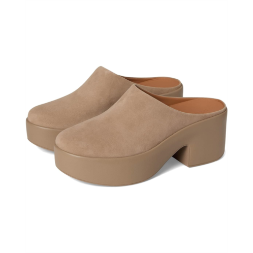 Womens FitFlop Platfforms Suede Heeled Mules
