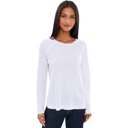 Elliott Lauren Waffle Stitch Raglan Sweater