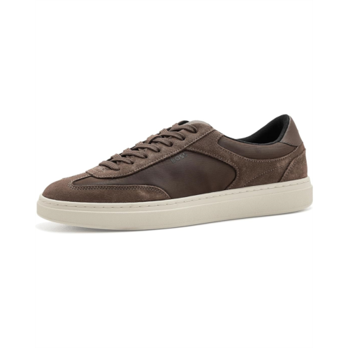Mens BOSS Kieran Cupsole Dress Suede Sneakers