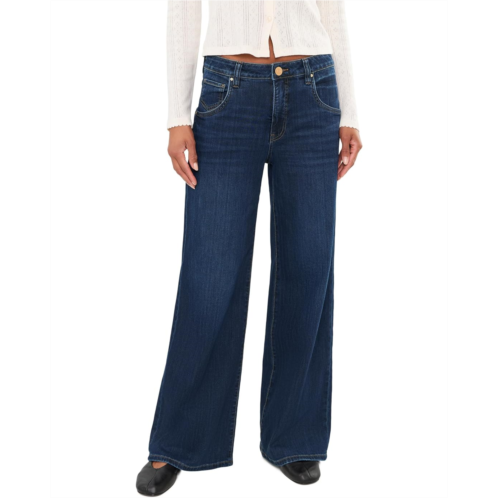 Womens KUT from the Kloth Maya High-Rise Fab Ab Wide Legs Regular Hem