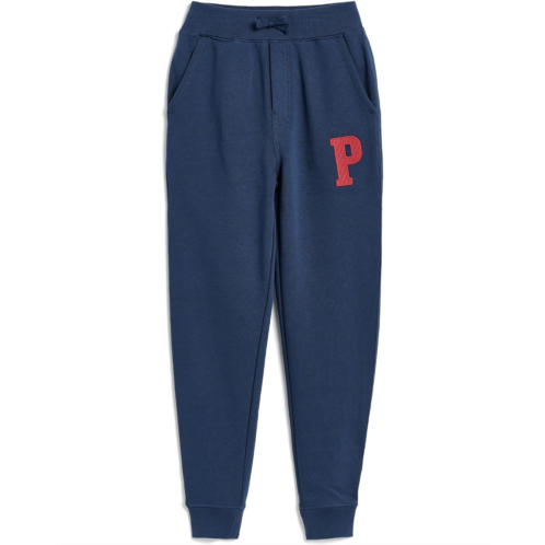 Boys Polo Ralph Lauren Kids Fleece Letter Jogger Pants (Big Kid)