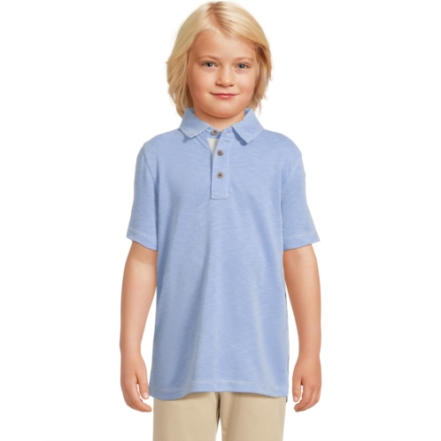 Johnston & Murphy Kids Vintage Slub Polo (Big Kid)