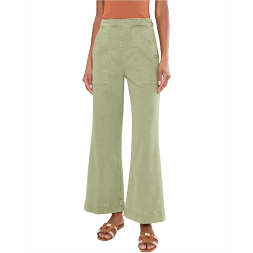 Joe s Jeans The Side Zip Wide Leg Ankle in Pesto