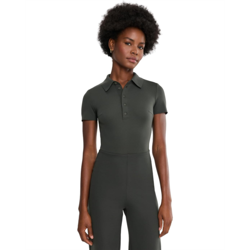 Womens Commando Neoprene Polo Bodysuit