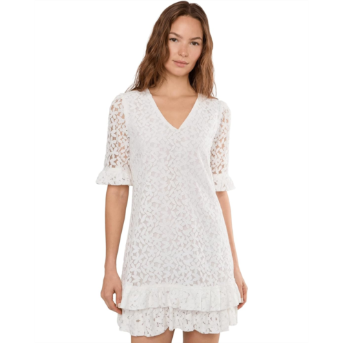 Womens CeCe Lace V-neck Shift Dress