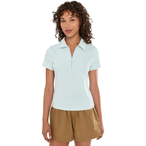 Womens TravisMathew Moveknit Private Lesson Short Sleeve Polo