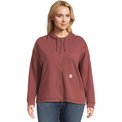Carhartt Plus Size TENCEL Fiber Series Loose Fit Full-Zip Sweatshirt