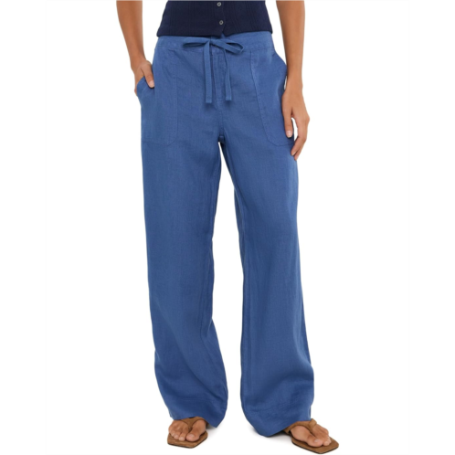 POLO RALPH LAUREN Petite Linen Wide-Leg Pant