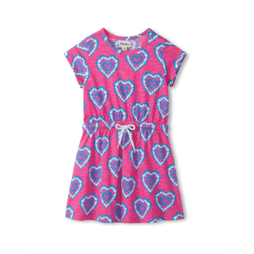 Hatley Kids Heart Burst Short sleeve Dress (Toddler/Little Kid/Big Kid)