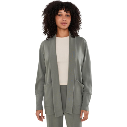 Womens PACT Airplane Wrap Cardigan