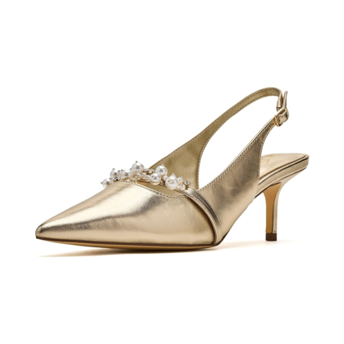 Womens Lilly Pulitzer Tamara Pearl Kitten Heel