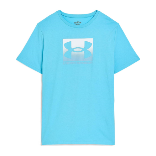 Mens Under Armour Kids Boxed Logo Short Sleeve T-Shirt (Big Kid)