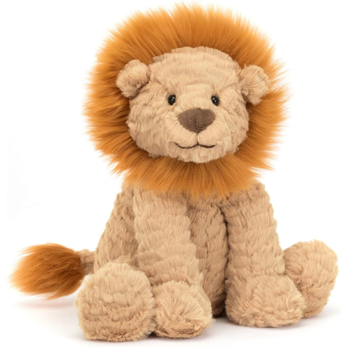 Jellycat Fuddlewuddle Lion Stuffed Animal Medium 9 inches - Big Cat Plush Toy - Classic Childreninchs Gift