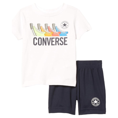 Converse Kids Graphic T-Shirt & Shorts Set (Toddler)
