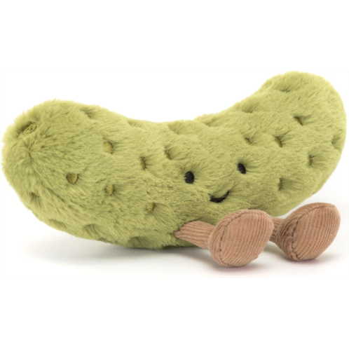 Jellycat Amuseables Pickle Stuffed Toy 6 inches - Vegetable Plush - Fun Gift Idea