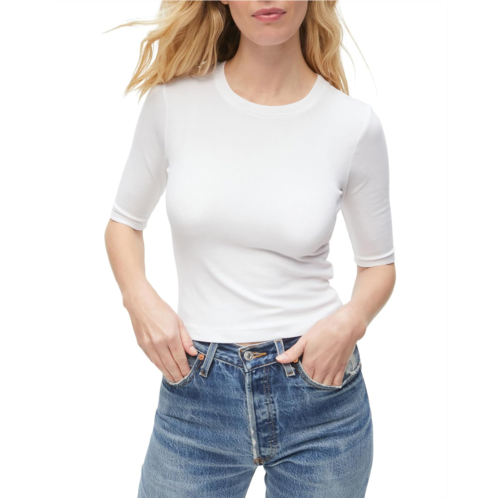Womens Michael Stars Maeve Crop Tee