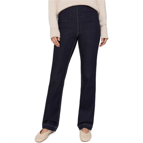 Womens NYDJ High-Rise Marilyn Straight Pull-On Jeans