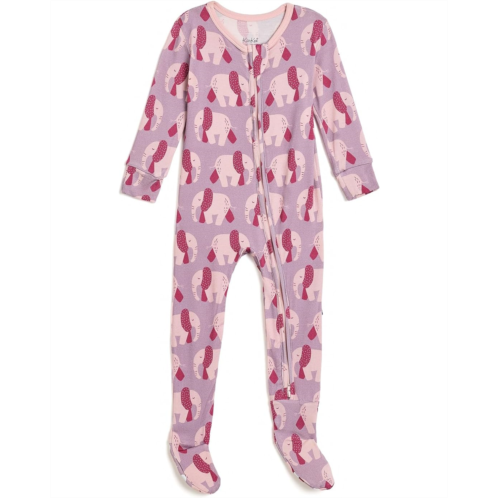 Kickee Pants Kids Print Footie with 2 Way Zipper (Infant)