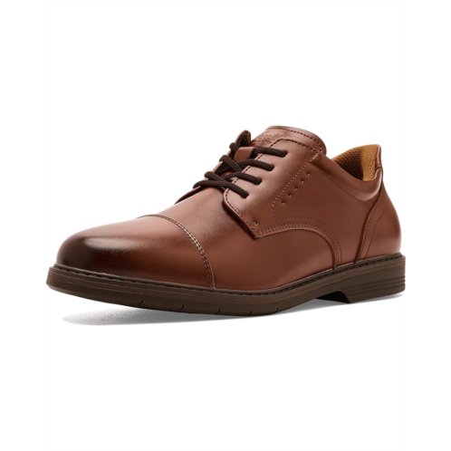 Boys Florsheim Kids High-Rise Cap Toe Elastic Lace Jr Hands-Free (Toddler/Little Kid/Big Kid)