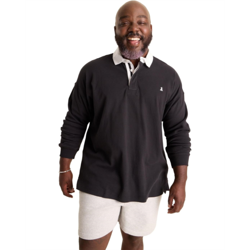 Mens Chubbies The Black to Black (Rugby Shirt)