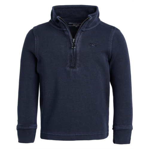 Vineyard Vines Kids Coastline Garment Dye Q-Zip (Toddler/Little Kids/Big Kids)