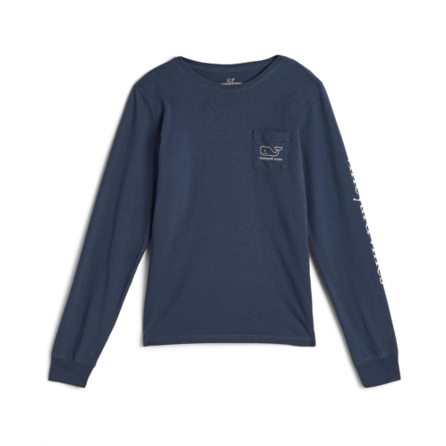 Vineyard Vines Kids Vintage Whale Long Sleeve (Toddler/Little Kid/Big Kid)